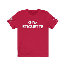 Load image into Gallery viewer, Gym Etiquette/Wipe Off Your Damn Sweat Tee