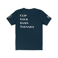 Load image into Gallery viewer, BJJ Etiquette/Toenails Tee