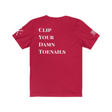 Load image into Gallery viewer, BJJ Etiquette/Toenails Tee